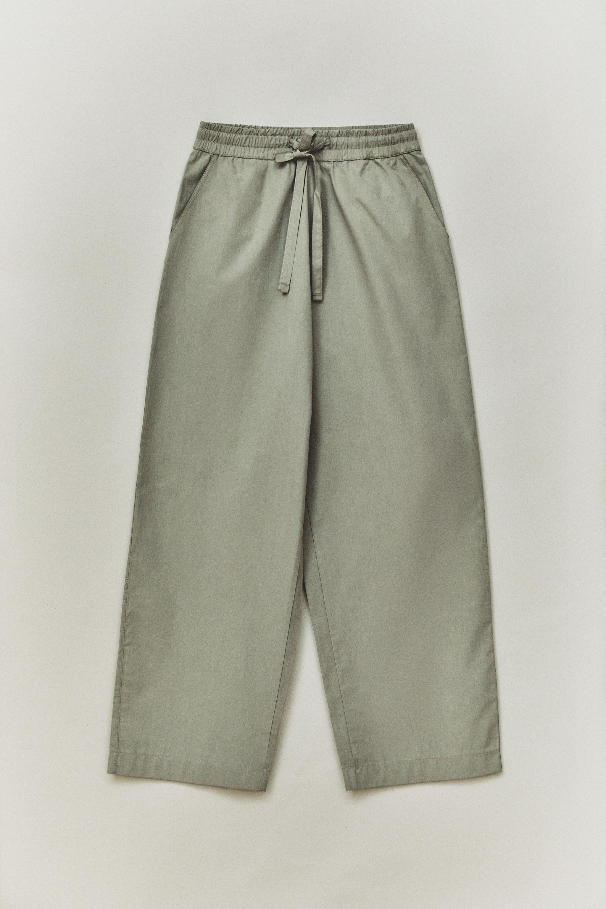 POPLIN PANTS